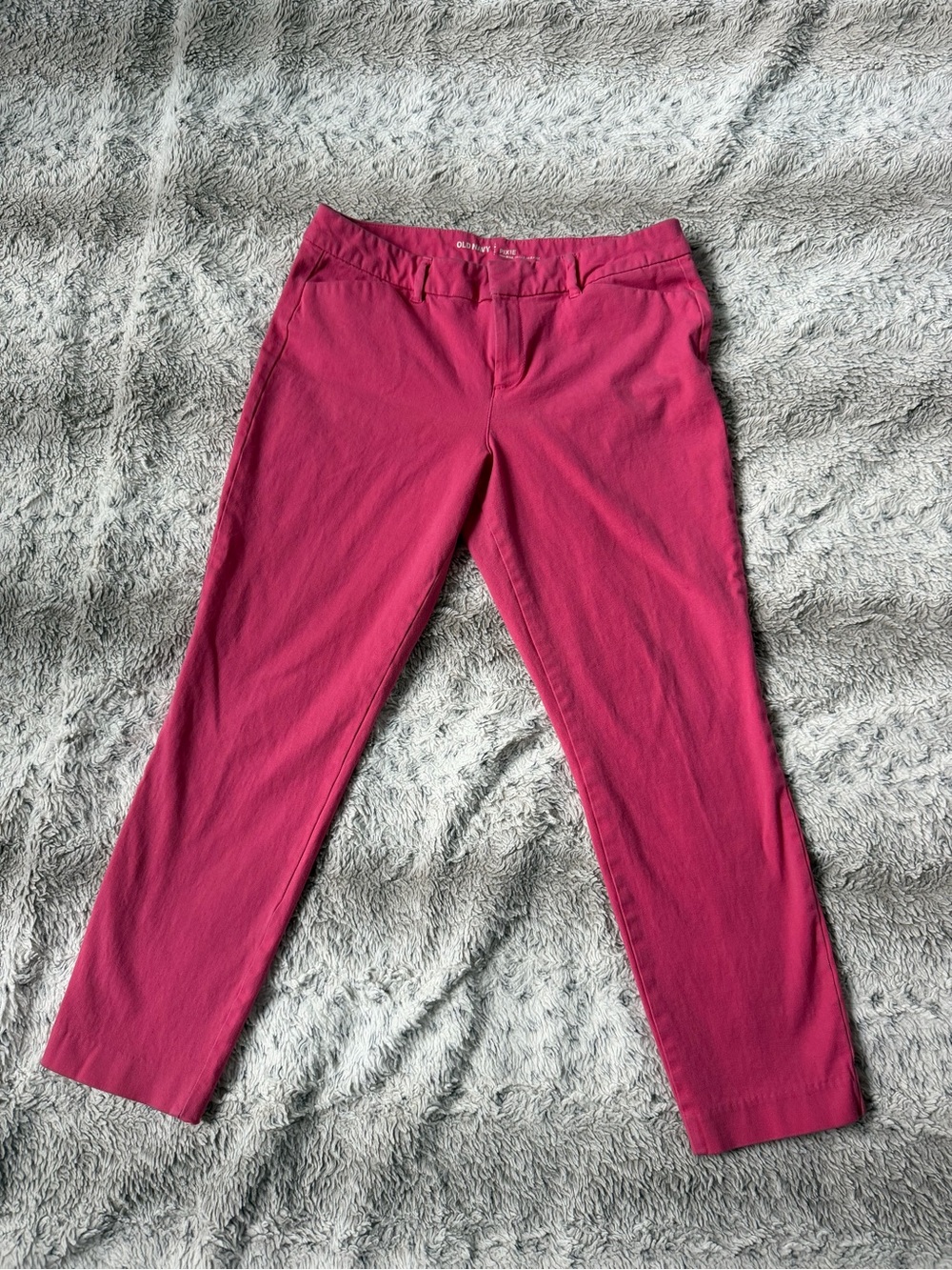 Old Navy Girls' Dark Pink Slim Stretch Pants